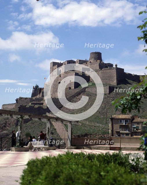 Exterior view of the Cardona Castle, it preserves remains of the 12th and 13th centuries building…