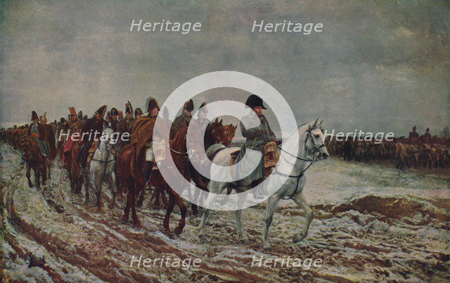 'Napoleon during French Campaign of 1814', 1864, (c1915). Artist: Jean Louis Ernest Meissonier.