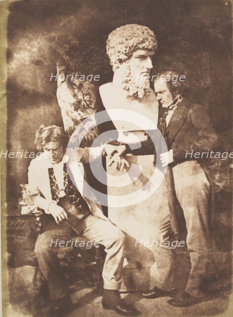 The Morning After "He Greatly Daring Dined", 1843-47. Creators: David Octavius Hill, Robert Adamson, Hill & Adamson.