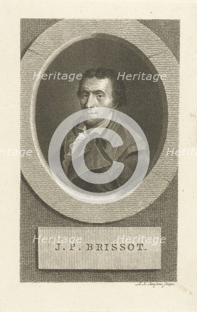 Portrait of Jacques-Pierre Brissot de Warville (1754-1793), 1790s.