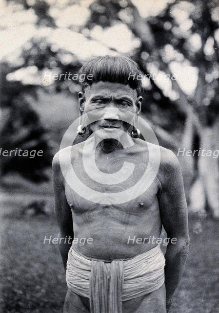 Sarawak: a Ukit man, c1900. Creator: Unknown.