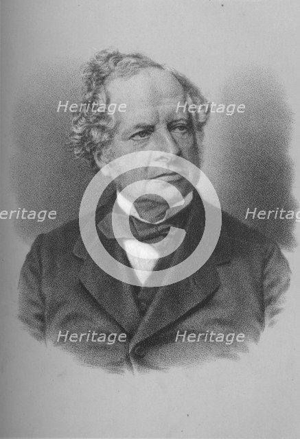 Granville George Leveson-Gower, 2nd Earl Granville, British politician, c1870s (1883). Artist: Unknown.