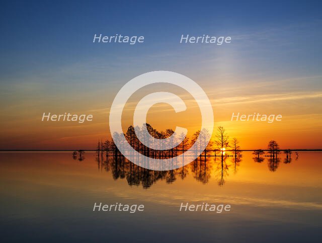 Sun Pillar Sunrise. Creator: Eve Turek.