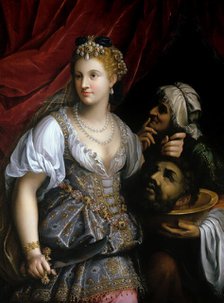 Judith with the Head of Holofernes, ca. 1600. Creator: Galizia, Fede (1578-1630).