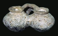 Twin beaker from Malta. 21st century BC. Artist: Unknown