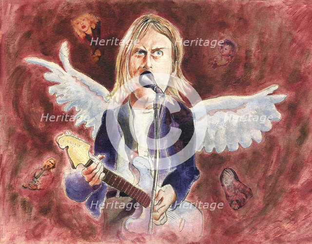 Kurt Cobain. Creator: Dan Springer.