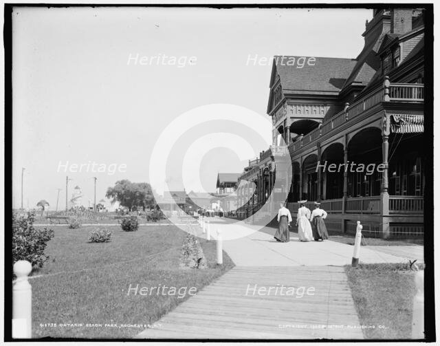 Ontario Beach Park, Rochester, N.Y., c1905. Creator: Unknown.