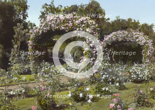 "Glen Oaks," James Hobart Moore house, East Valley Road, Montecito, California, 1917. Creator: Frances Benjamin Johnston.