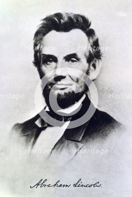Abraham Lincoln, President of the USA, c1865. Artist: Unknown