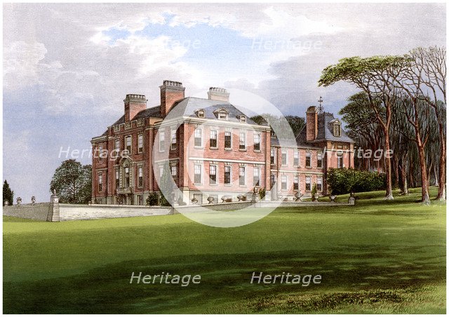 Pynes, Devon, home of the Northcote family, c1880. Artist: Unknown