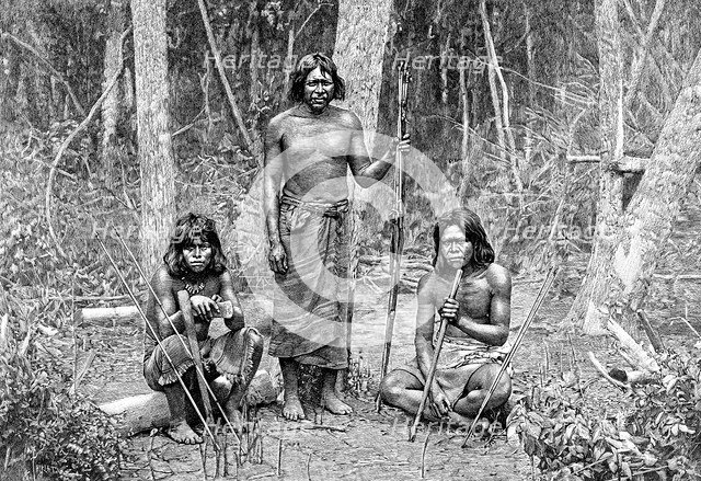 Angaite Indians, North Chaco, Paraguay, 1895. Artist: Unknown