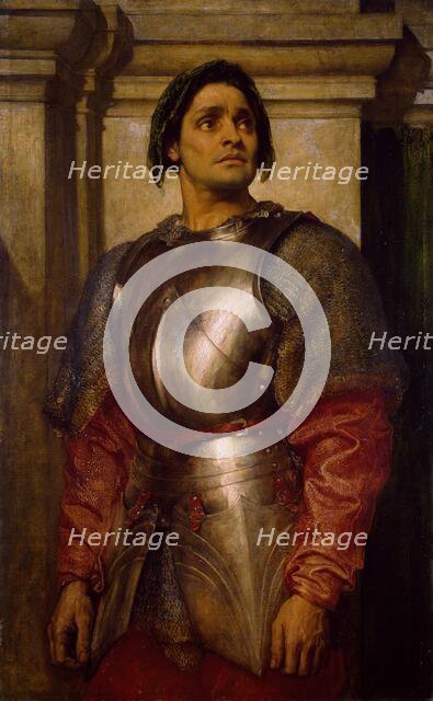 A Condottiere, 1871-72. Creator: Frederic Leighton.
