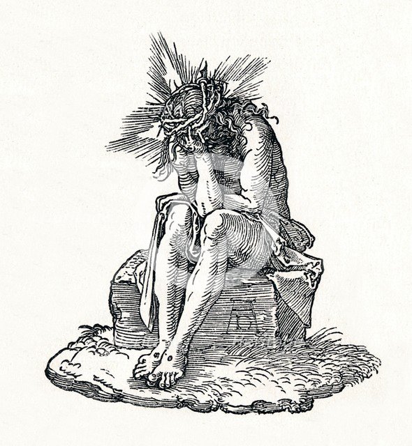 'The Man of Sorrows. Title-page to Small Passion.', c1511, (1906). Artist: Albrecht Durer.