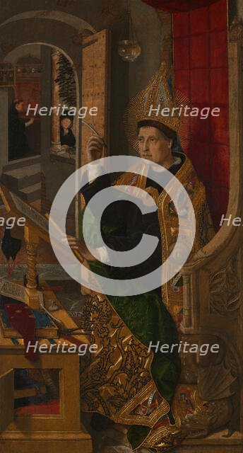 Saint Augustine, 1477/85. Creator: Bartolome Bermejo.