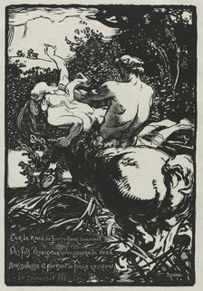 The Centaur , 1896. Creator: Auguste Louis Lepère (French, 1849-1918).