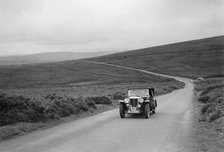 MG Magnette of RWG Collins, winner of a premier award at the MCC Torquay Rally, July 1937. Artist: Bill Brunell.