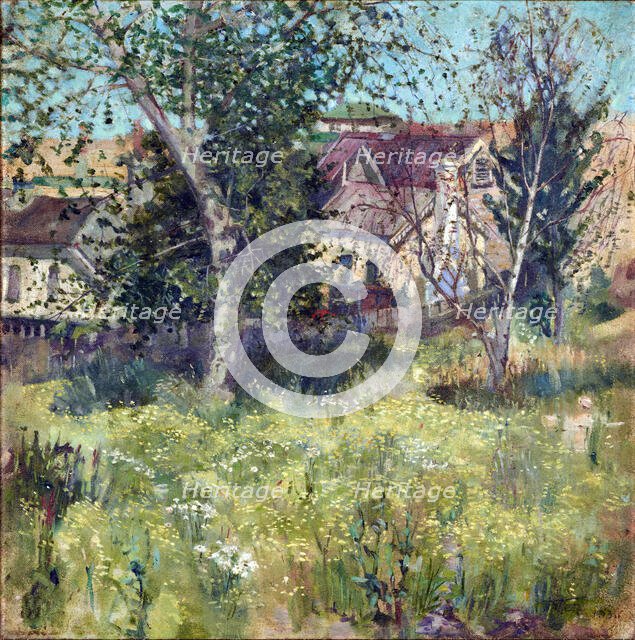 In the trees, c1910s. Creator: William Tiller.