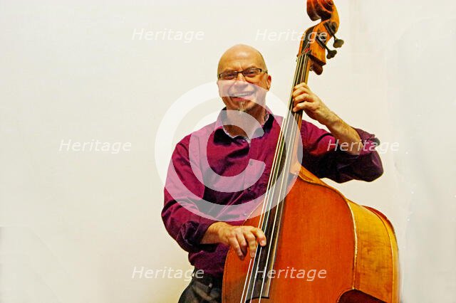 Simon Thorpe, Elaine Delmar and Friends, National Jazz Archive Fundraiser, Loughton, Essex, 2022. Creator: Brian O'Connor.