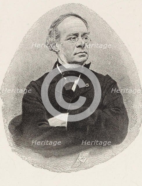 Portrait of the composer Jacques Fromental Halévy (1799-1862). Creator: Fuhr, Charles-Jérémie (1832-?).