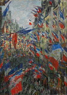Rue Saint-Denis, fête du 30 juin 1878, 1878. Creator: Monet, Claude (1840-1926).
