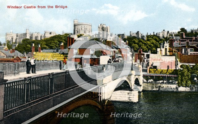 Windsor Castle, Windsor, Berkshire, early 20th century. Artist: Unknown