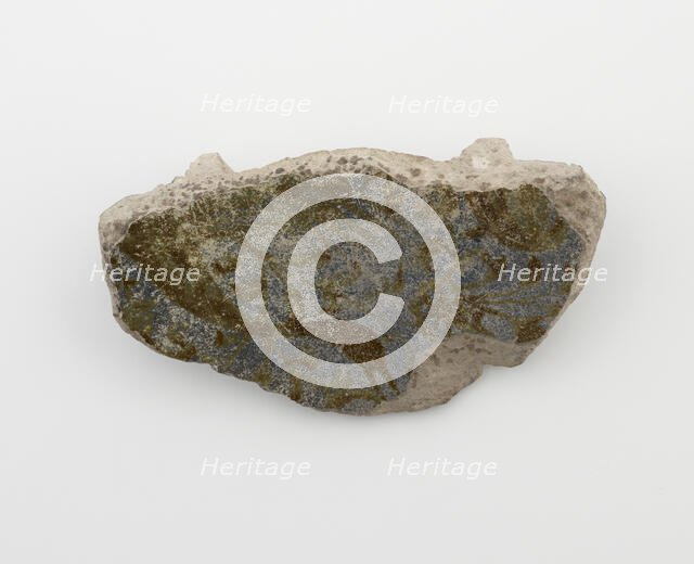 Fragment of a dish, 13th-14th century. Creator: Unknown.