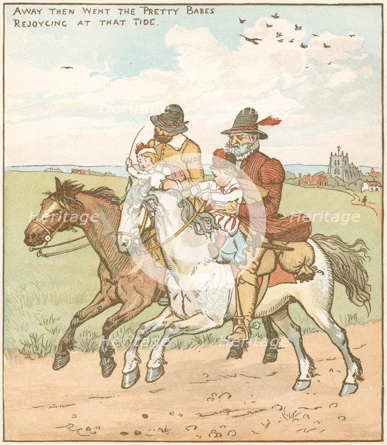 Scene from The Babes in the Wood, 1878. Artist: Randolph Caldecott