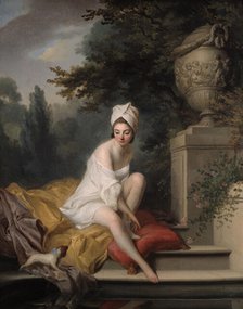 La Baigneuse, 18th century. Creator: Johann Anton de Peters.