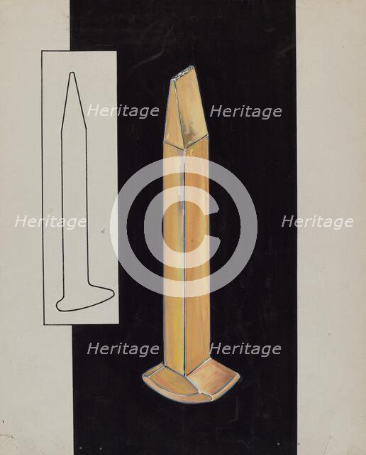 Gold Spike, c. 1936. Creator: Sebastian Simonet.
