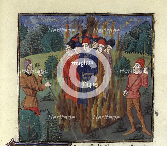Execution of the Templars, Third Quarter of 15th cen.. Creator: Anonymous.