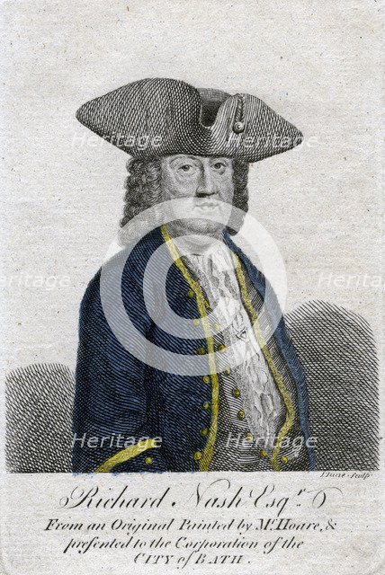 Richard ('Beau') Nash, British dandy, 18th century.Artist: John June