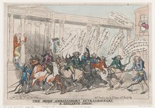 The Irish Ambassadors Extraordinary, A Gallante Show, March 7, 1789., March 7, 1789. Creator: Thomas Rowlandson.