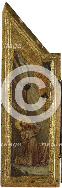 Saint Francis receiving the Stigmata.