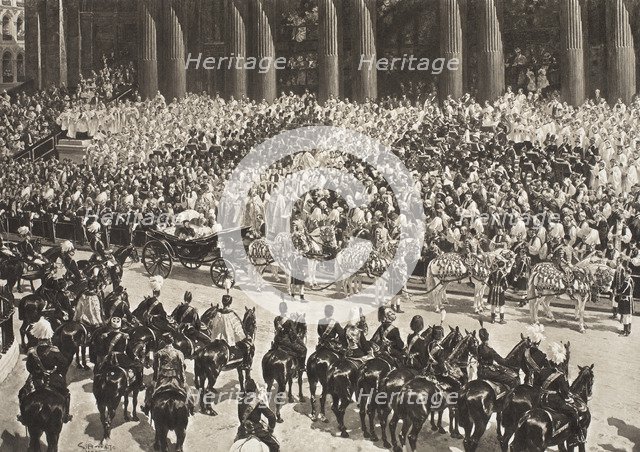 Queen Victoria's Diamond Jubilee, London, 22 June 1897 (1901).  Artist: G Amato