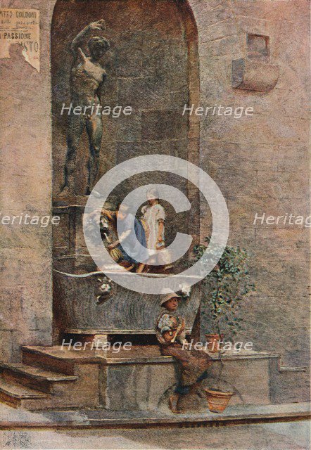 'The Fountain', c1904. Artist: Herbert Alexander Collins.