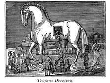 'Trojans Deceived', 1830. Artist: Unknown