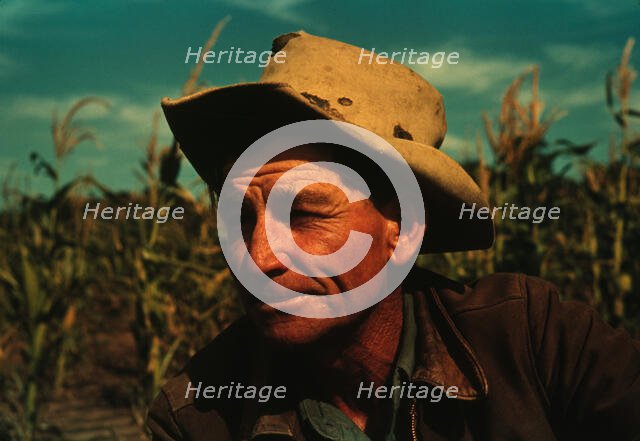 Jim Norris, homesteader, Pie Town, New Mexico, 1940. Creator: Russell Lee.