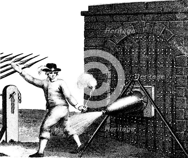 Siege warfare, c1800. Artist: Unknown