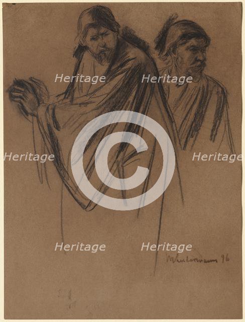 Studies for Saint Paul on the Way to Damascus, 1896. Creator: Max Liebermann (German, 1847-1935).