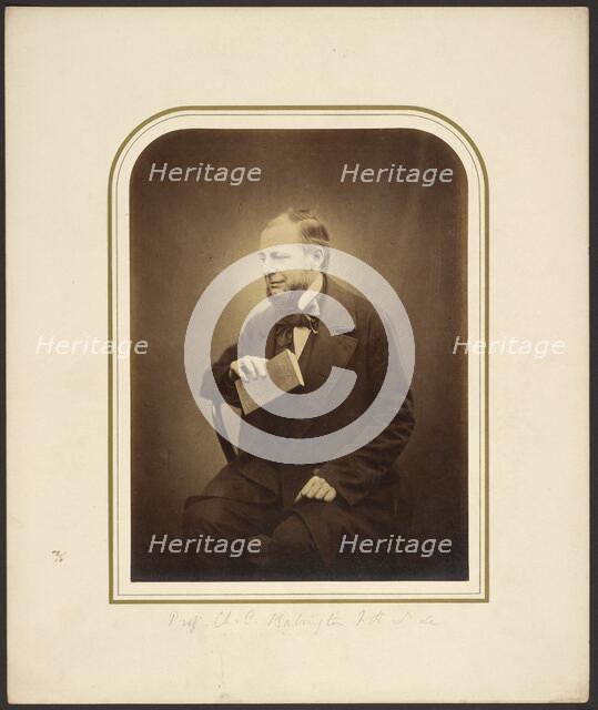 Prof. Ch. C. Babington, about 1855. Creator: Maull & Polyblank.