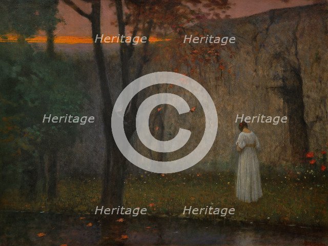 Autumn dawn, 1910. Artist: Schikaneder, Jakub (1855-1924)