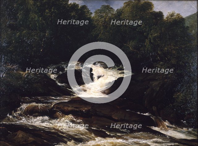 'A Devonshire Stream', 1860. Artist: Frederick Richard Lee