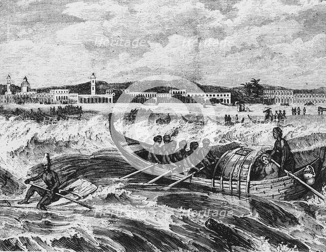 'View of Madras from the Sea', c1891. Creator: James Grant.