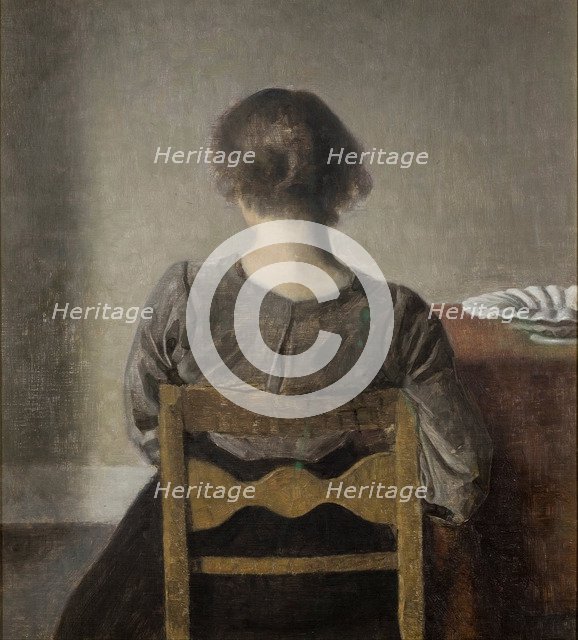 Rest. Artist: Hammershøi, Vilhelm (1864-1916)