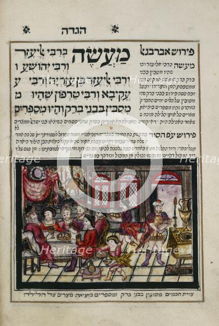 The Rabbis of Bene Brak, 1740.  Creator: Unknown.