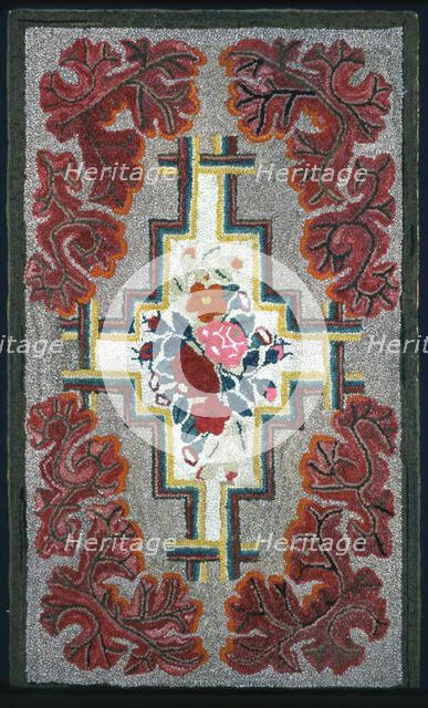 Rug, United States, 19th century. Creator: Unknown.