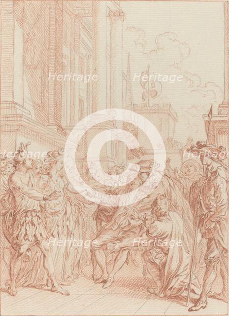 Quoi donc, les vrais Chrétiens auraient tant de vertu. Creator: Hubert Francois Gravelot.