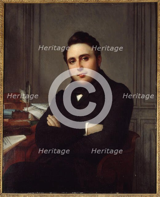 Alexandre-Auguste Ledru-Rollin (1807-1874), journalist and politician, 1838. Creator: Angélique Mongez.