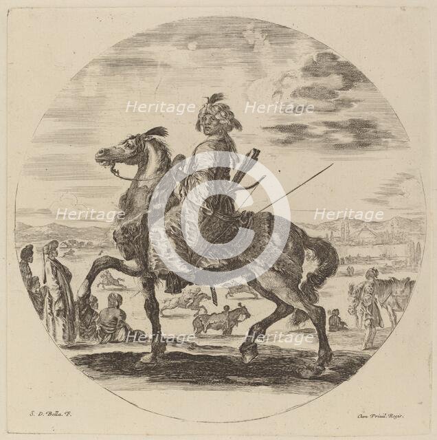 Moorish Cavalier. Creator: Stefano della Bella.