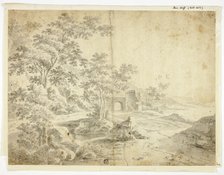 Landscape with Ruin by Water, n.d. Creator: Unknown.